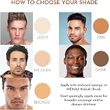 Menaji HDPV Anti-Shine Powder, Medium Skin Tone, Mens Mattifying Makeup view 4