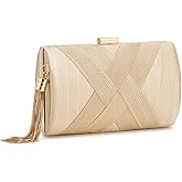 WEIMZC Women Clutch Bag Evening bag Fringed Evening Handbag,Lady Party Wedding Clutch Purse Chain Shoulder Cross Body Bag