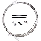 Bare Wire Replacement Jump Rope Speed Cable - 1/16" Stainless Steel Cable - 10ft Long USA Made Cord for Fastest Speed - Compatible with all Cable Speed Jump Rope Handles