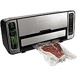 FoodSaver FM5860 Vacuum Sealer Machine with Express Bag Maker & Auto Bag Dispense and Rewind | UL Safety Certified | Silver