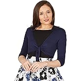 BlackButterfly Front Tie Up Bolero Shrug