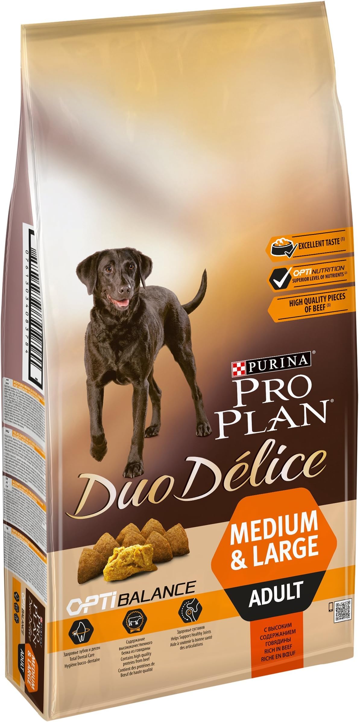 Purina Pro Plan Duo Delice Adult Dog Food Rich in Beef, 10 kg