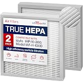 IAP-10-280 2 HEPA Filters Replacement Compatible with Idylis Air Purifiers Part# IAF-H-100D by LifeSupplyUSA