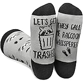 InnoBeta Raccoon Gifts for Men and Women, Gifts for Raccoon Lovers on Birthday and Christmas, One Size Crew Socks
