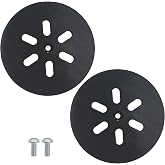 Sander Replacement Pad for Bosch ROS65VC 1250DEVS 3727DVS 3727DEVS, 2PCS 6 Inch Hook-and-loop Orbital Sander Backing Pad Compatible with Bosch RS6045 &amp; RS6046