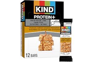 KIND PROTEIN+ Peanuts Salted Caramel Flavoured, 62 g, 12 Count