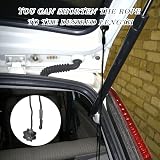 MEKEET 2Pcs Parcel Shelf String Black Nylon Rubber Car Boot Roof Rack view 4