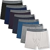 INNERSY Men's Cotton Underwear 7-Pack Colorful Boxer Briefs with Fly for a Week