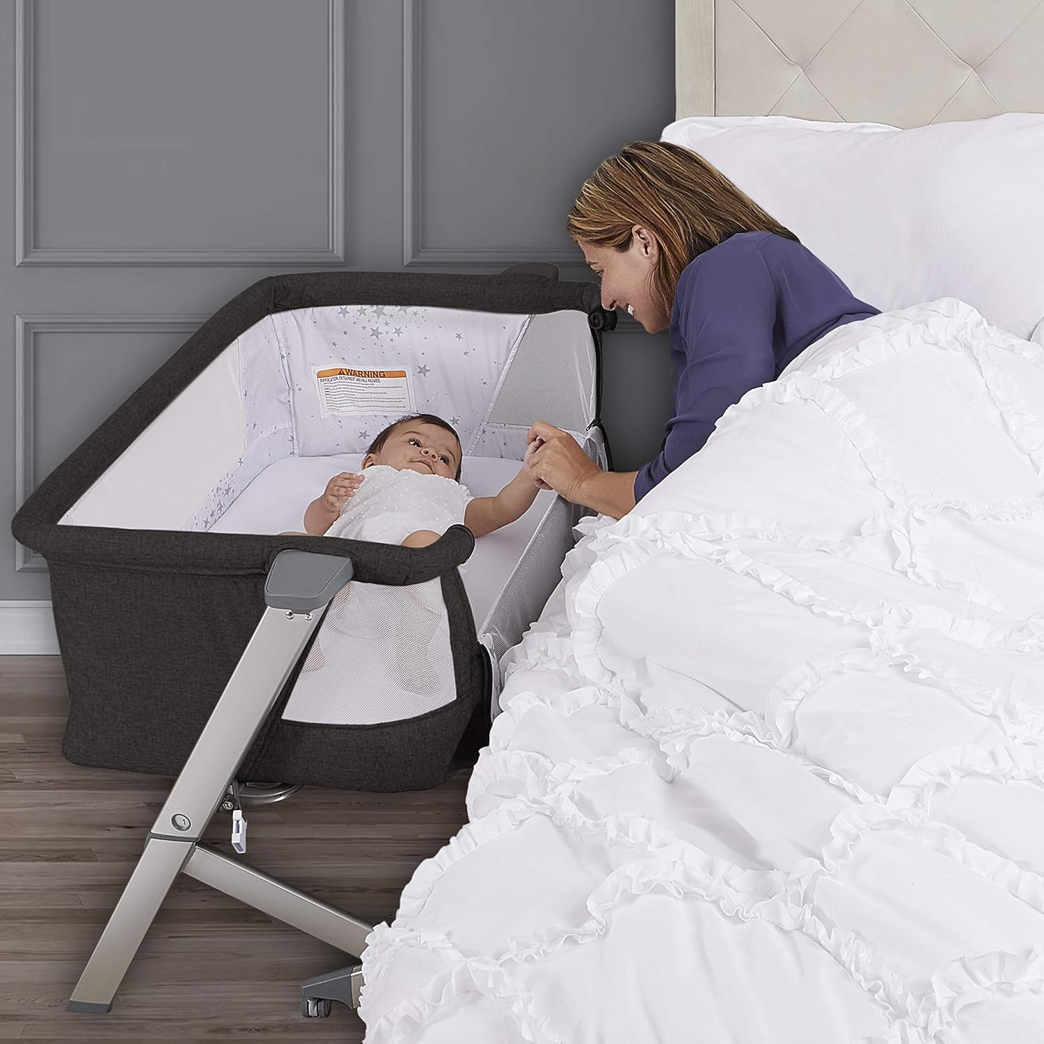 dream on me skylar bedside bassinet