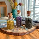 T4U Tumbled Black Gravel Chips 2 LB Irregular Natural Rock Pebbles 4-6mm view 7