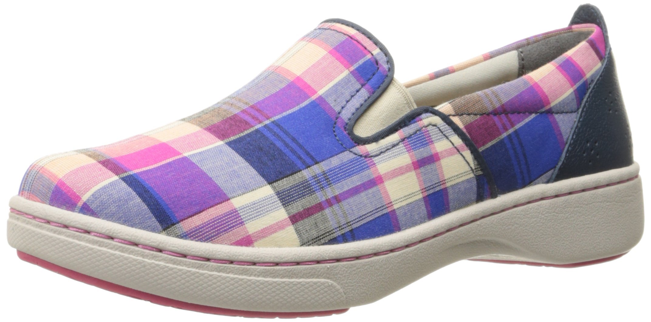 Dansko Women's Belle Blue Madras Canvas Fashion Sneaker