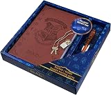 Harry Potter A5 Notebook Gift Set with Pen Faux Leather Journal Brown UV Pen view 1