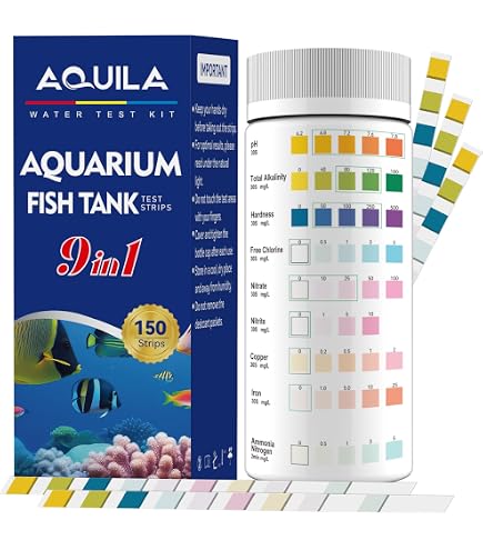 Tetra 7in1 Vijverwatertestset – 25 Strips, Meet PH, KH, GH, Nitriet, Nitraat, Chloor En CO2, Voor Een Gezond Vijvermilieu