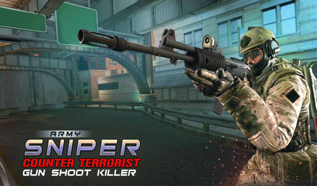 Army Sniper Counter Terrorist Gun Shoot Killer Free