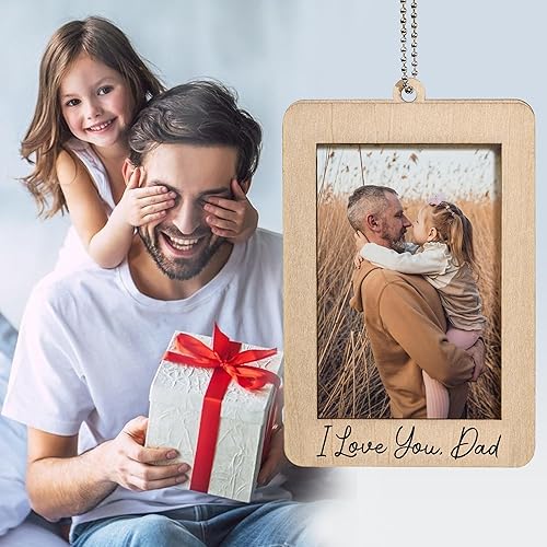 Car Hanging Picture Frame for Dad, Christmas Gifts For Dad, Car