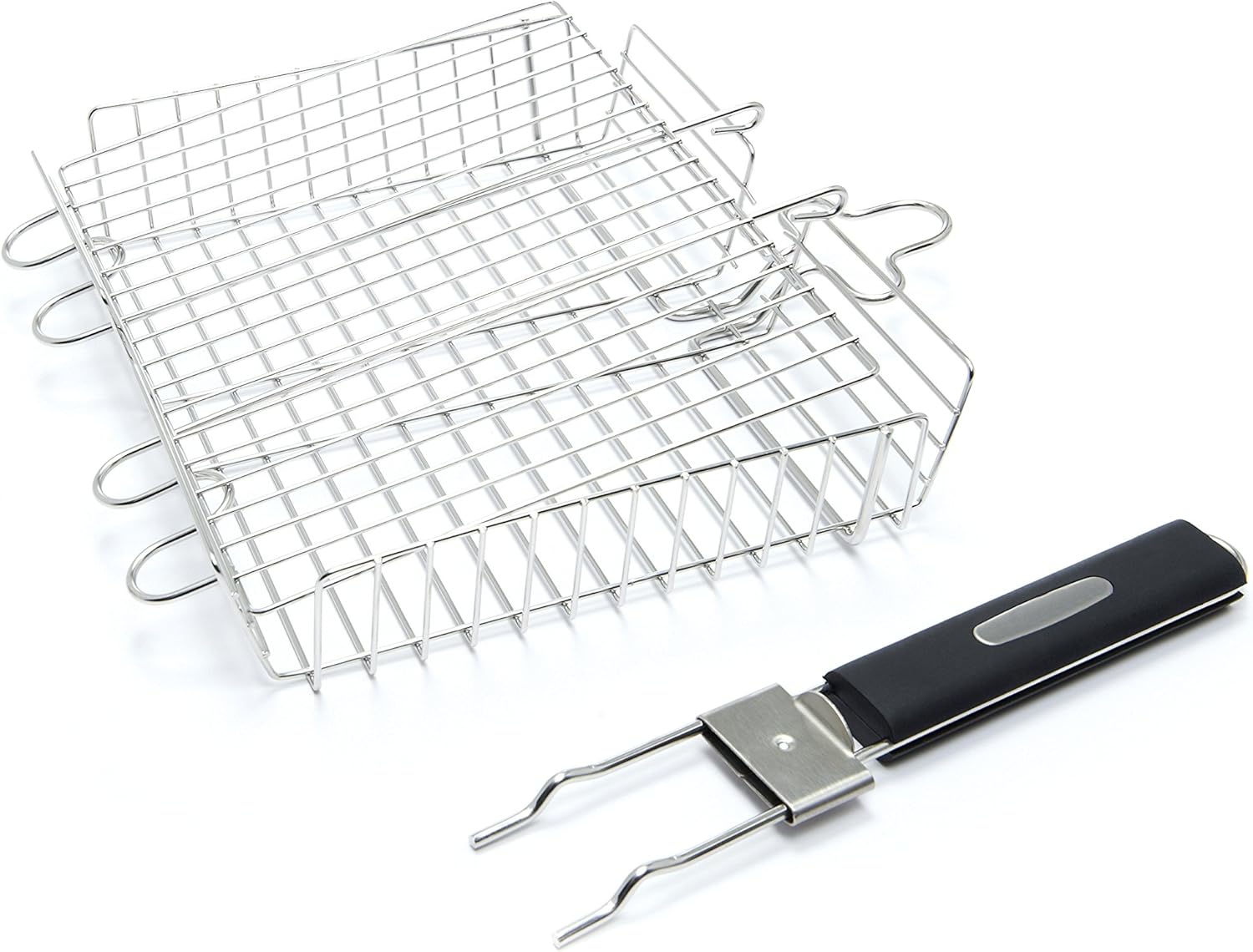 Broil King 65070 Stainless Steel Grill Basket with Detachable Handle