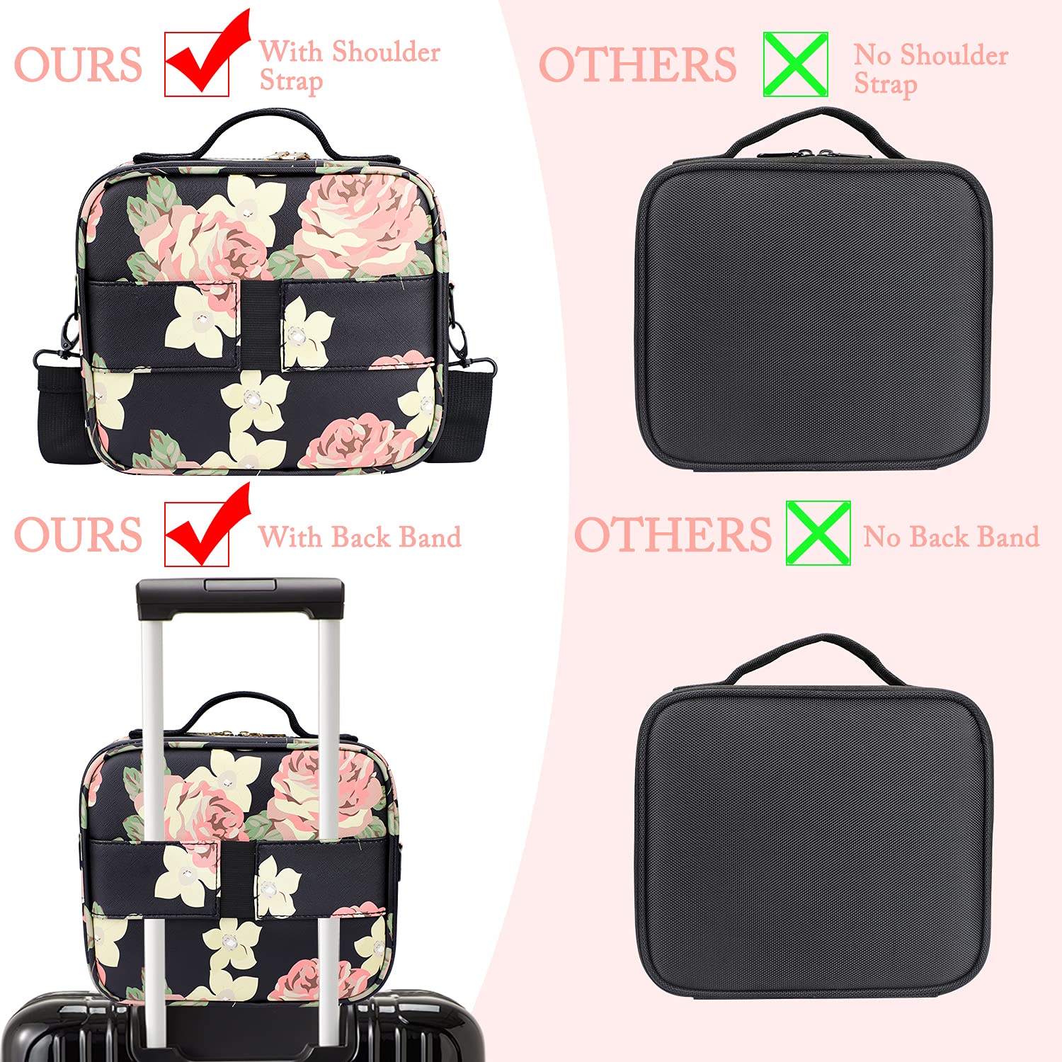 Travel Makeup Bag 10.2