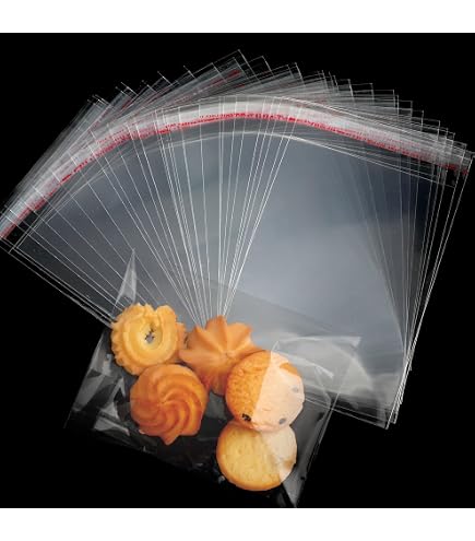 Alliebe - Sacchetti in plastica trasparente 100 pezzi 30 x 40 c Alliebe - Sacchetti in plastica trasparente 100 pezzi 30 x 40 c