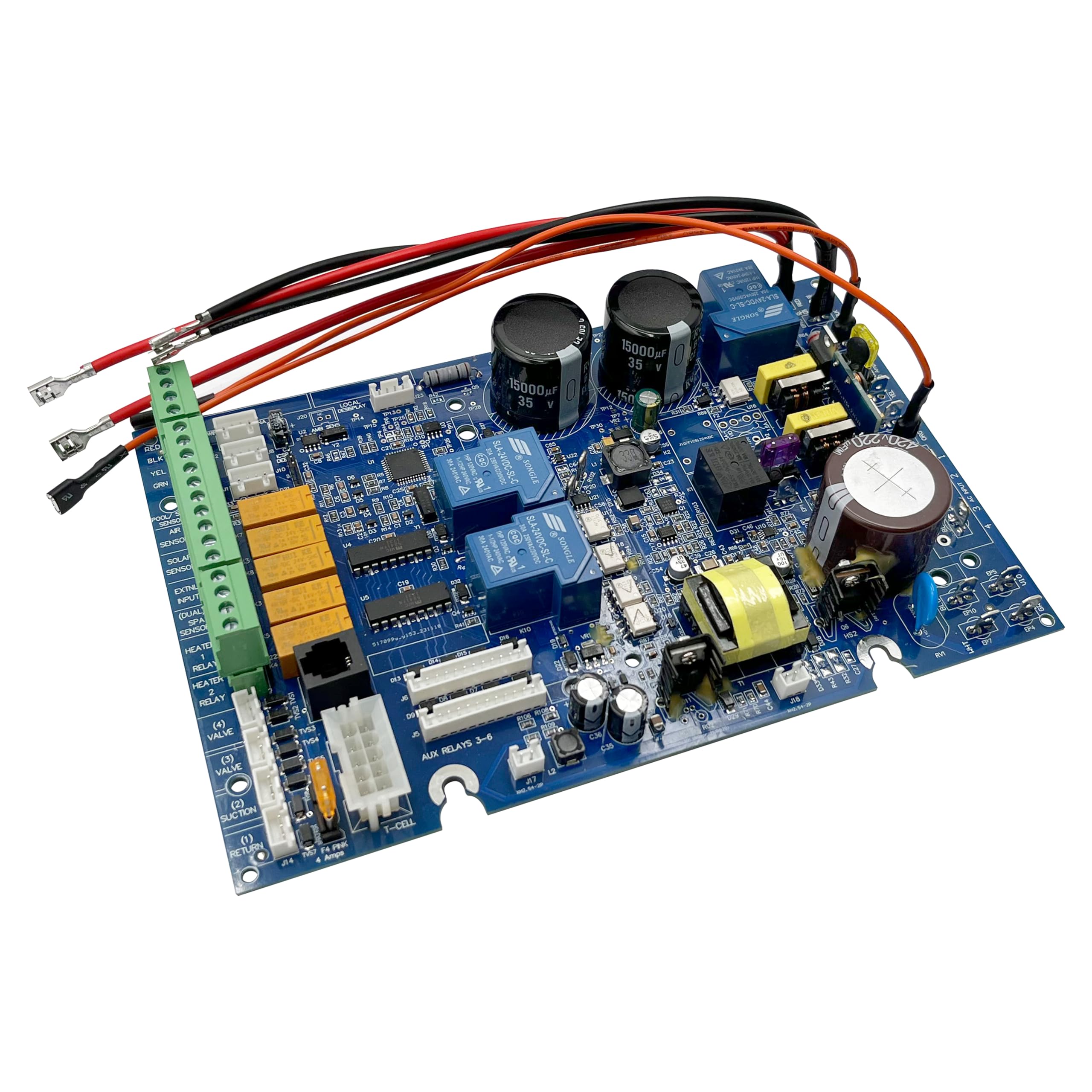 Photo 1 of GLX-PCB-PRO Main Printed Circuit Board Replacement for Hayward Goldline ProLogic Automation and Chlorination PL-P-4,PL-PS-4,PL-PS-8-V,PL-PS-8,PL-PS-16 Unit