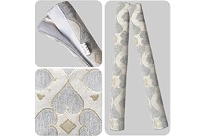 OUGAR8 Refrigerator Door Handle Covers Handmade Decor Protector for Ovens, Dishwashers.Keep Your Kitchen Appliance Clean from Smudges, Food Stains (5 Pieces, Quatrefoil)