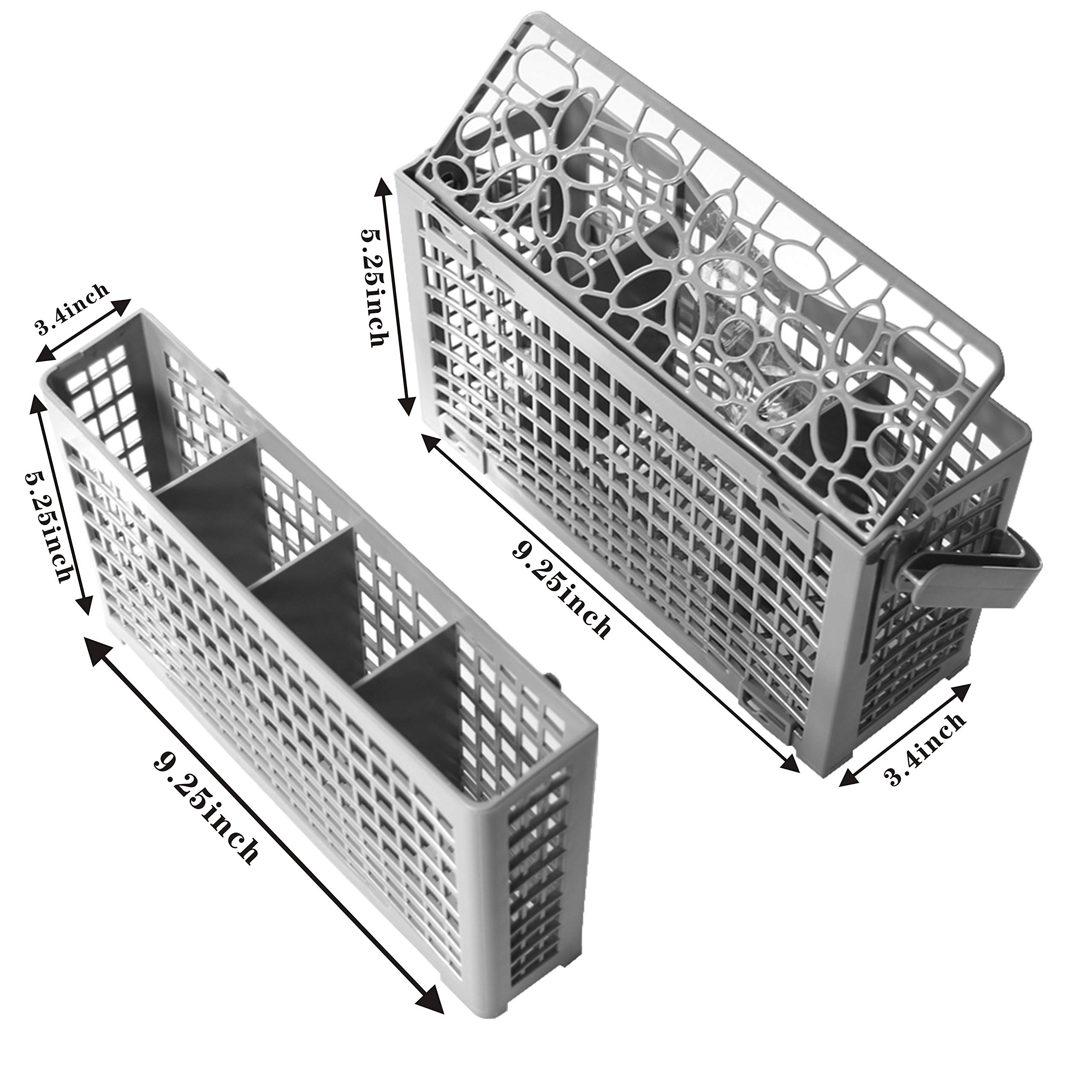 Yours Dishwasher Silverware Basket - Utensil/Cutlery Basket - Fit For Bosch, Maytag, Kenmore, Whirlpool, KitchenAid, LG, Samsung, Frigidaire, GE Dishwasher Cutlery Basket Replacement