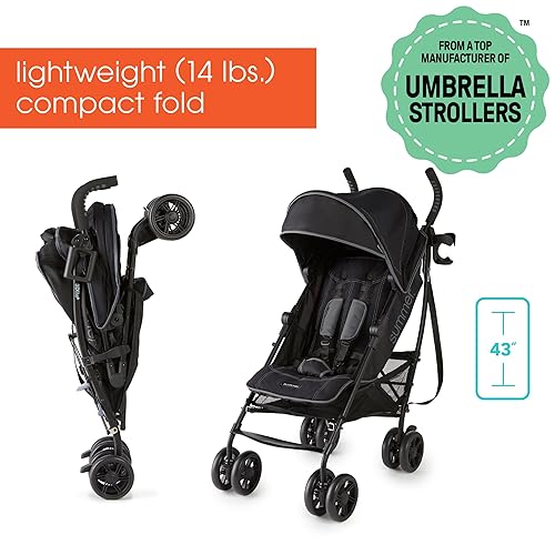 Summer Infant 3Dlite+ Convenience Stroller, Lightweight Umbrella