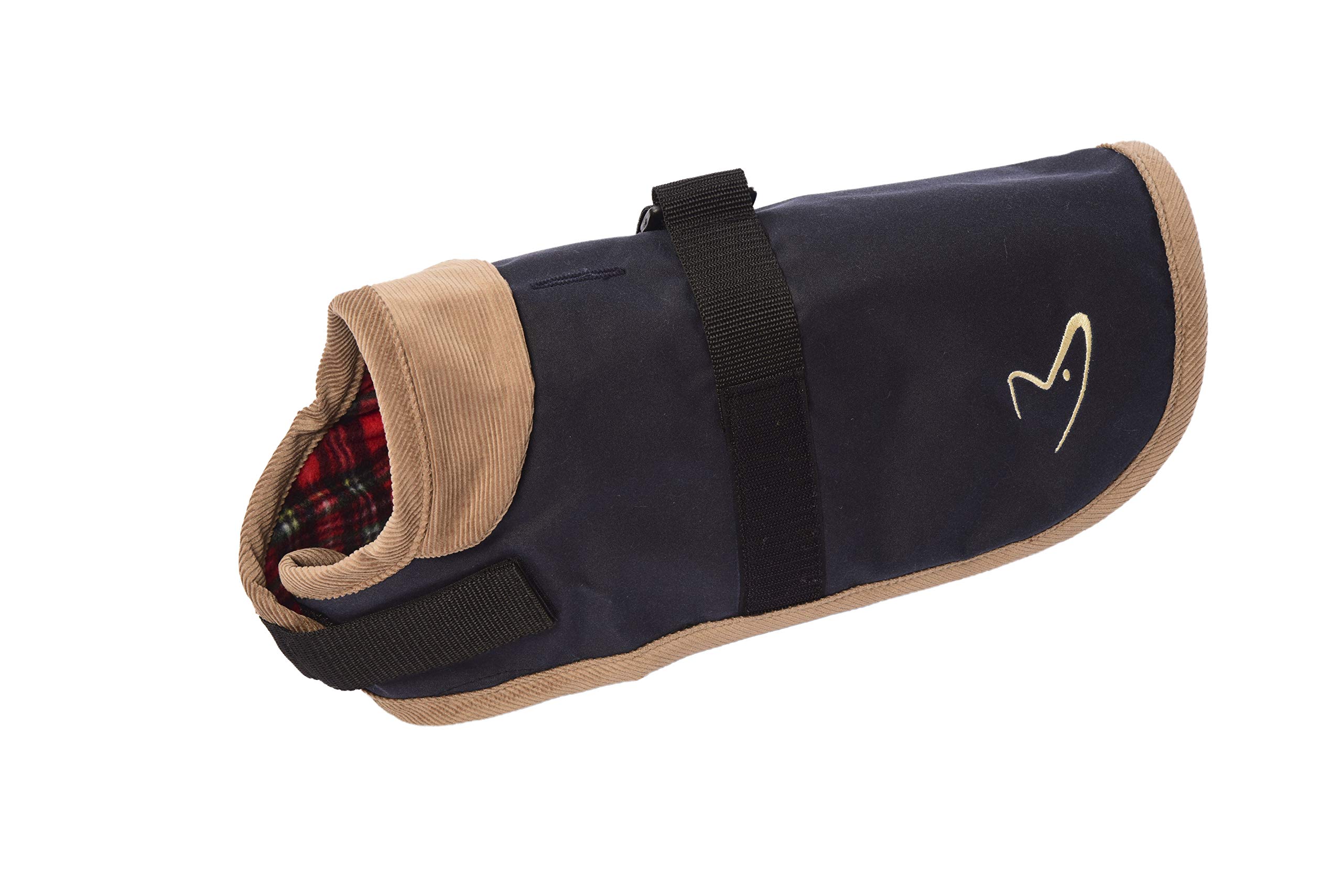 Gor Pets Edinburgh Wax Coat 36cm (14'') Navy