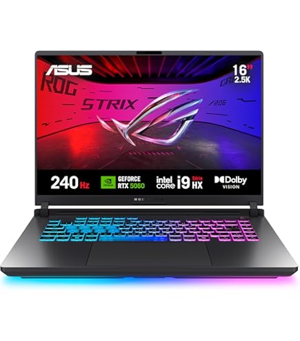 Notebook Gamer ROG Strix G16 G615JMR NVIDIA RTX5060 Intel Core i9