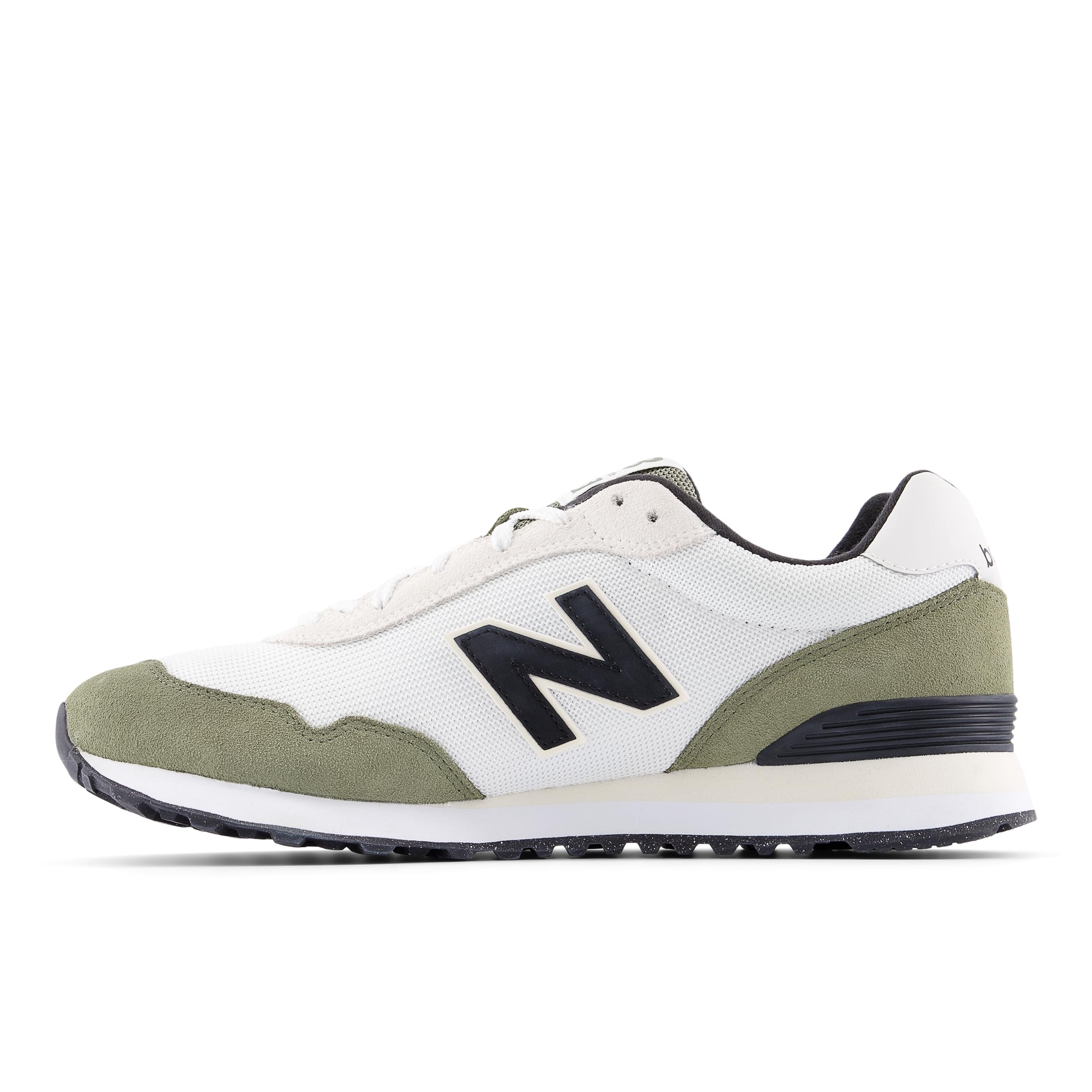 New Balance Men's 515 V3 Sneaker, White/Dark Olivine, 7 M Image