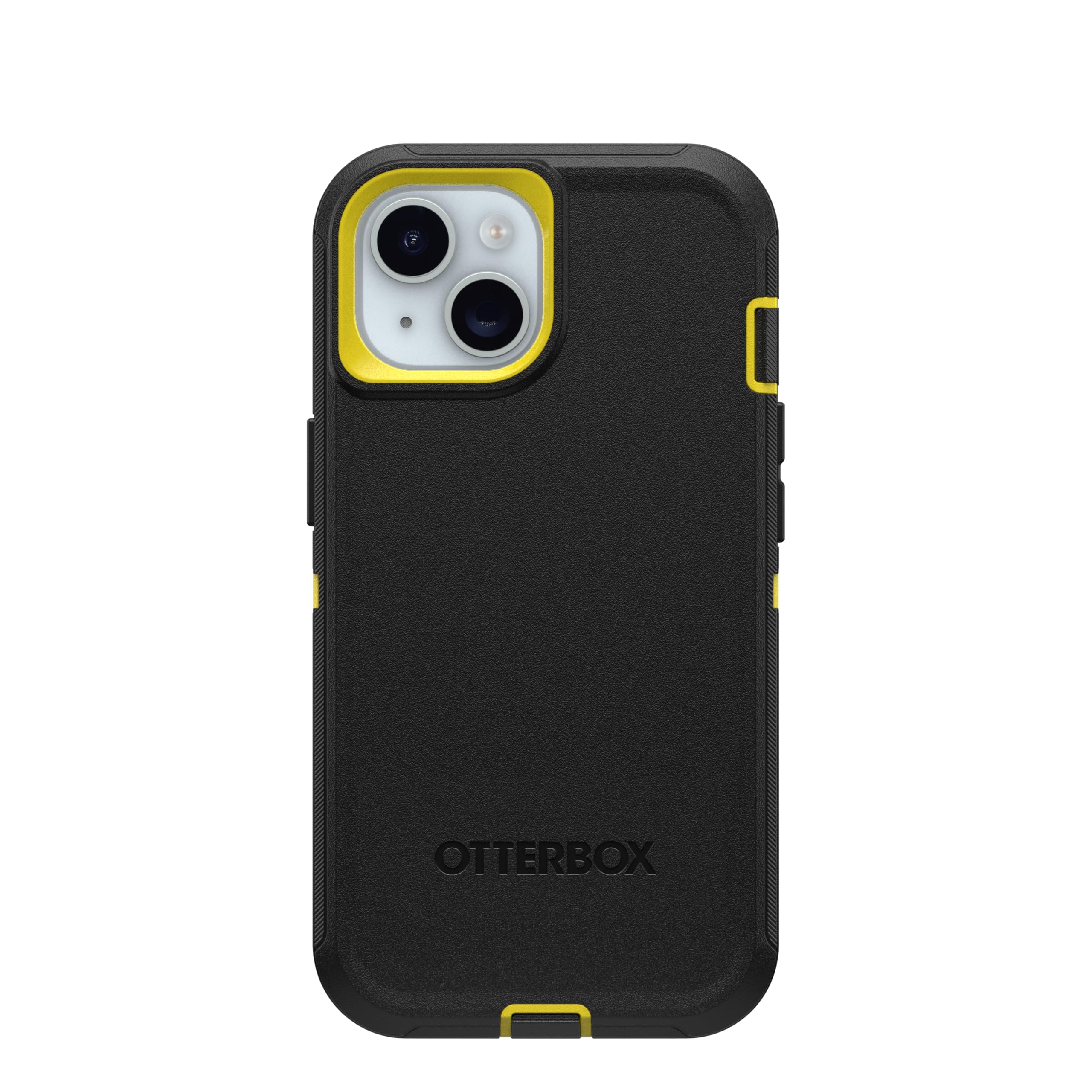 OtterBox iPhone 17e & iPhone 16e (Only) - Defender Series Case - Night (Black & Yellow) - Case Only - Screenless - Rugged & Durable - with Port Protection - Non-Retail Packaging