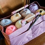 Korbond Baby Yarn Lilac 2 x 100g Double Knit Acrylic Wool DK view 5