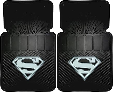 Amazon Com U A A Inc Superman Gray Silver Shield 2pc Front