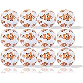 GBM Clown Fish Golf Balls &ndash; Tropical Ocean Inspired Clownfish Design Collectible and Playable Golf Balls for Tournaments, League Play and Gifts for Golfers, 12-Pack