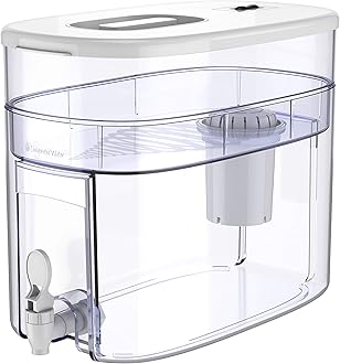 Invigorated Water Alkaline Water Purification Unit, White, Plastic, pH001 Filter Included, Convenient Anti-Slip Design