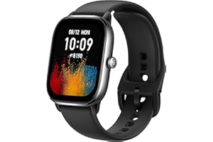Amazfit GTS 4 Mini Smart Watch for Women Men, Alexa Built-in, GPS, Fitness Tracker with 120+ Sport Modes, 15-Day Battery Life, Heart Rate Blood Oxygen Monitor, Android Phone iPhone Compatible-Black