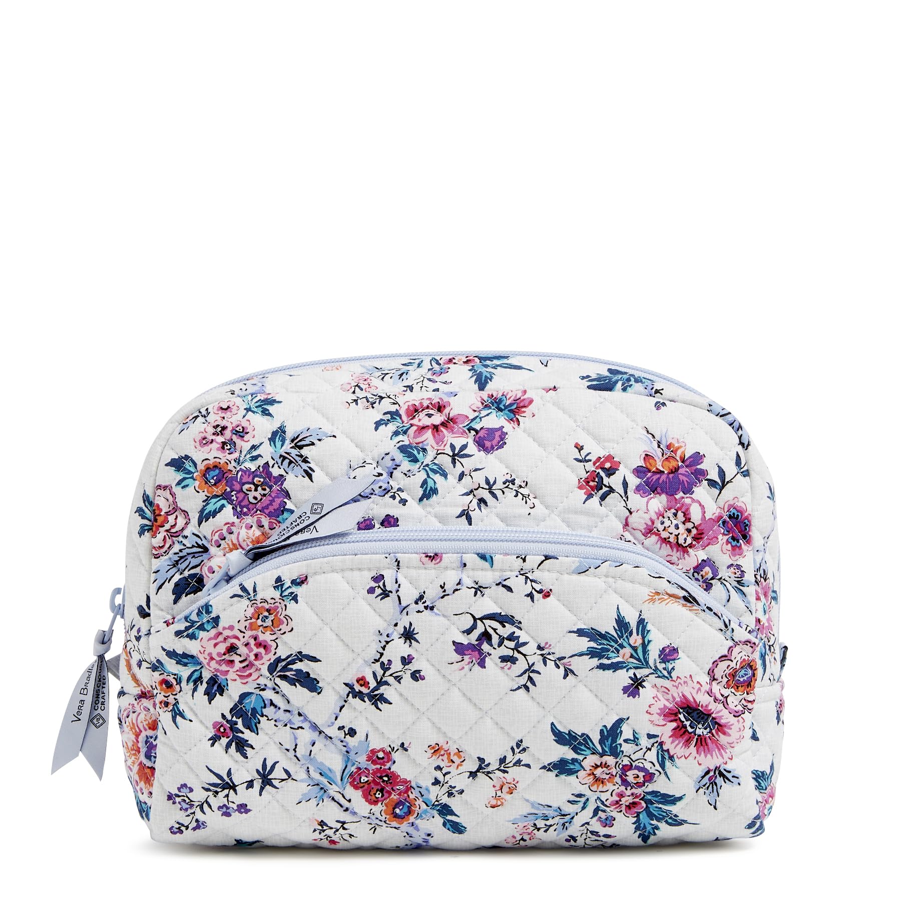 Vera Bradley Iconic Large Cosmetic, Signature Cotton, Magnifique Floral