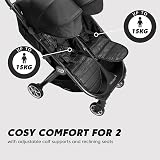 Baby Jogger City Tour 2 Double Travel Pushchair Lightweight Foldable view 5
