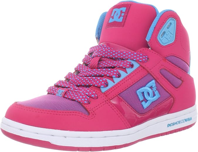 DC Women's Youth Rebound Skate Shoes Pink Size 6.5 UK Amazon.co.uk