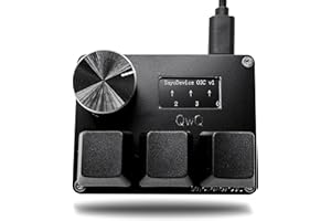 BTXETUEL SayoDevice O3C OSU Keyboard Rapid Trigger Hall Switches Magnetic Linear Switches Keyboard with Knob and Screen,Copy 