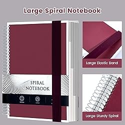Yoment 5 Subject Notebook College Ruled with 5