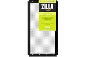 Zilla Fresh Air Screen Cover, Secure and Durable Metal Mesh Cover for Reptile Terrariums, 16 x 8 inches