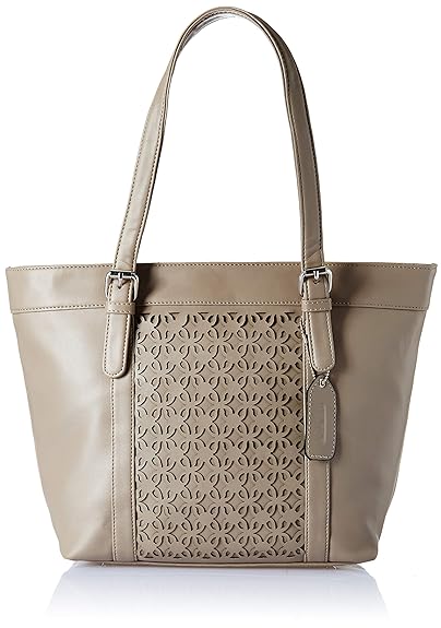 Toteteca Bag Works Toteteca LazerTech Shoulder Bag Womens (Beige)