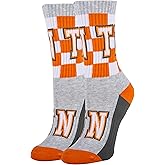ooohyeah Women's Funny Crew Tennessee Vols Souvenirs Athletic Socks, Crazy Novelty Cotton Dress Socks Gift, Tennessee Go, Size 5-9