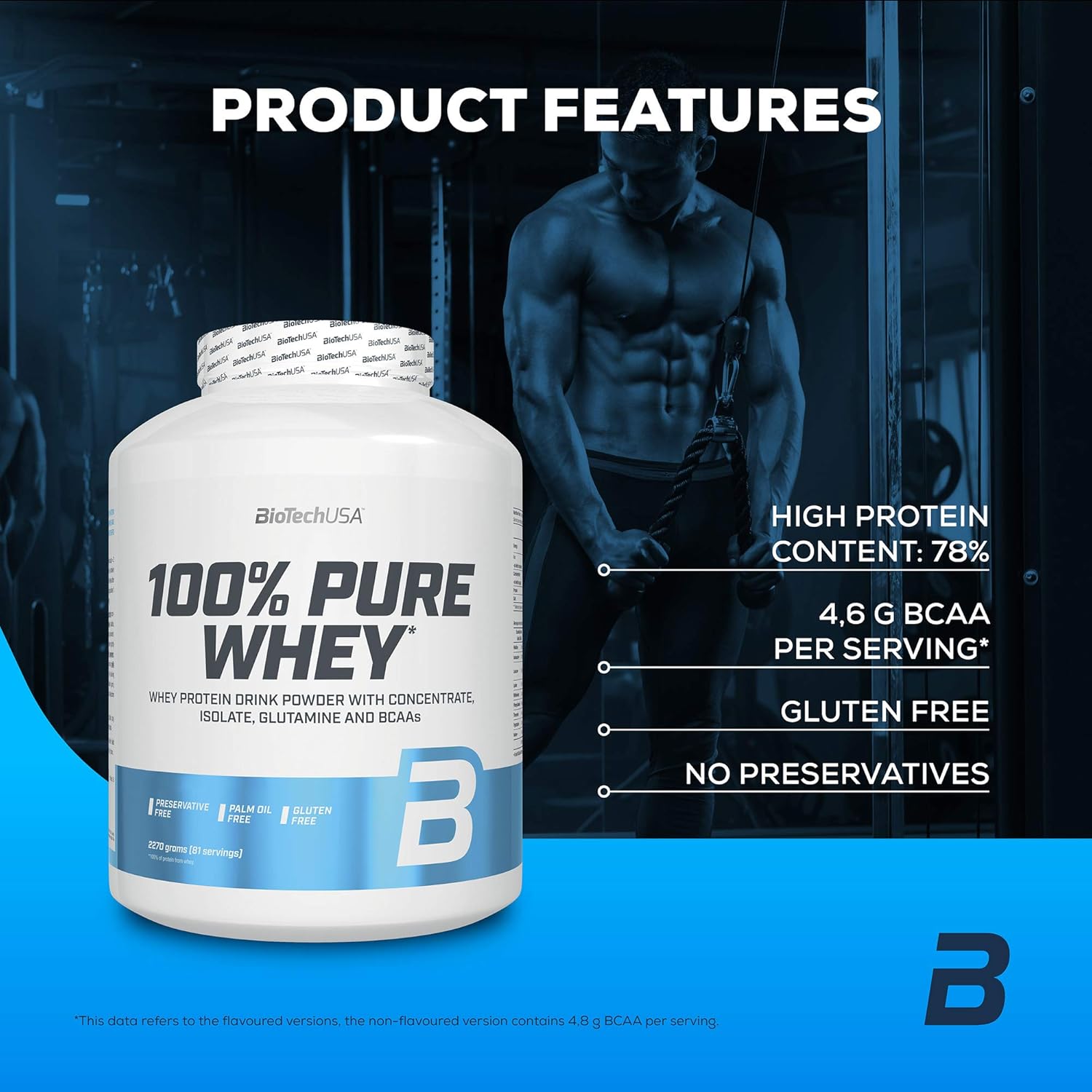 100 pure whey biotech usa