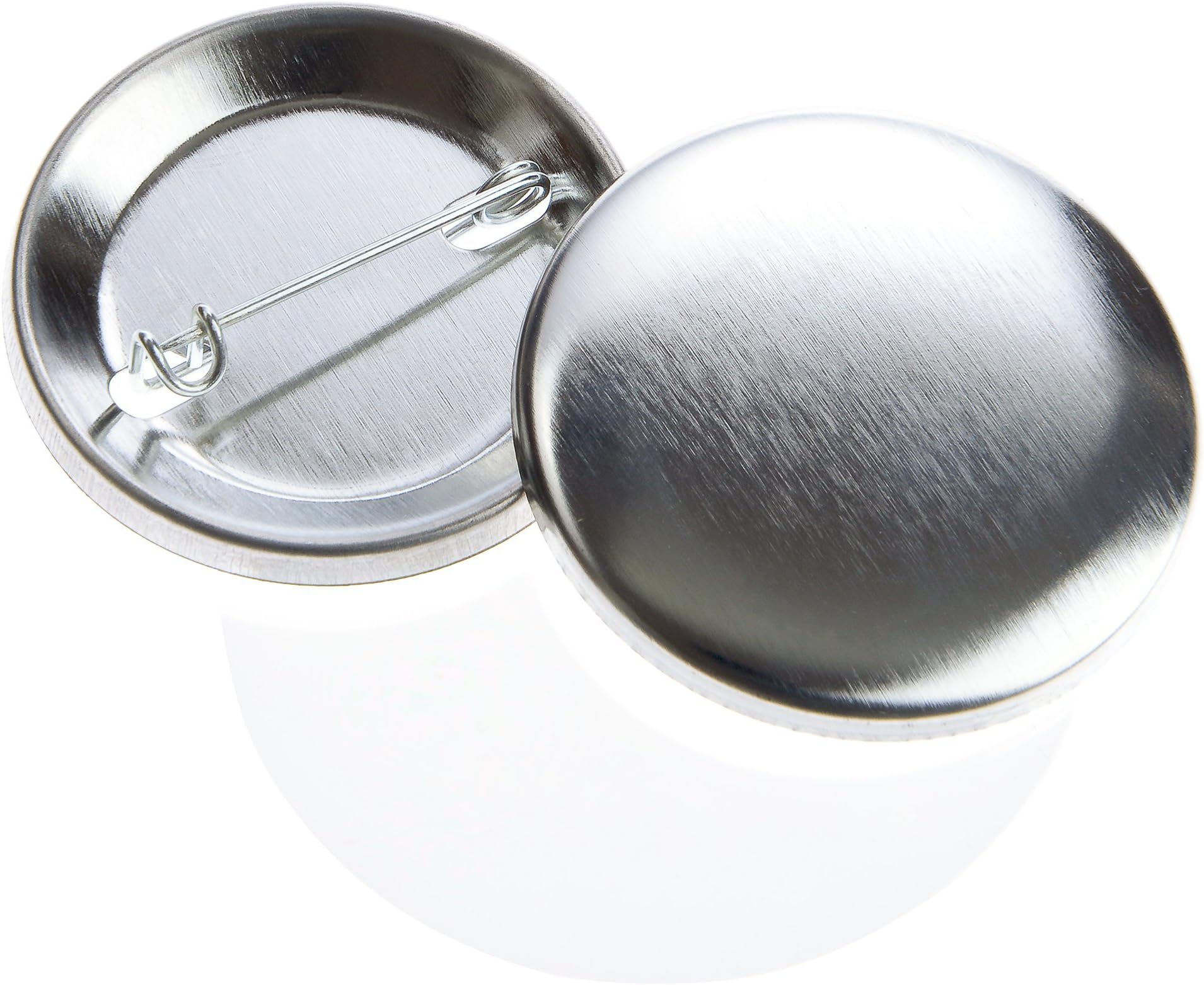 Button Badge Components 37 mm with Safety Pins for Black Machine with Red Handle