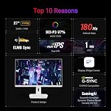 ASUS ROG Strix XG27ACS-W 27 Inch 1440p 180Hz USB Type-C G-Sync view 2