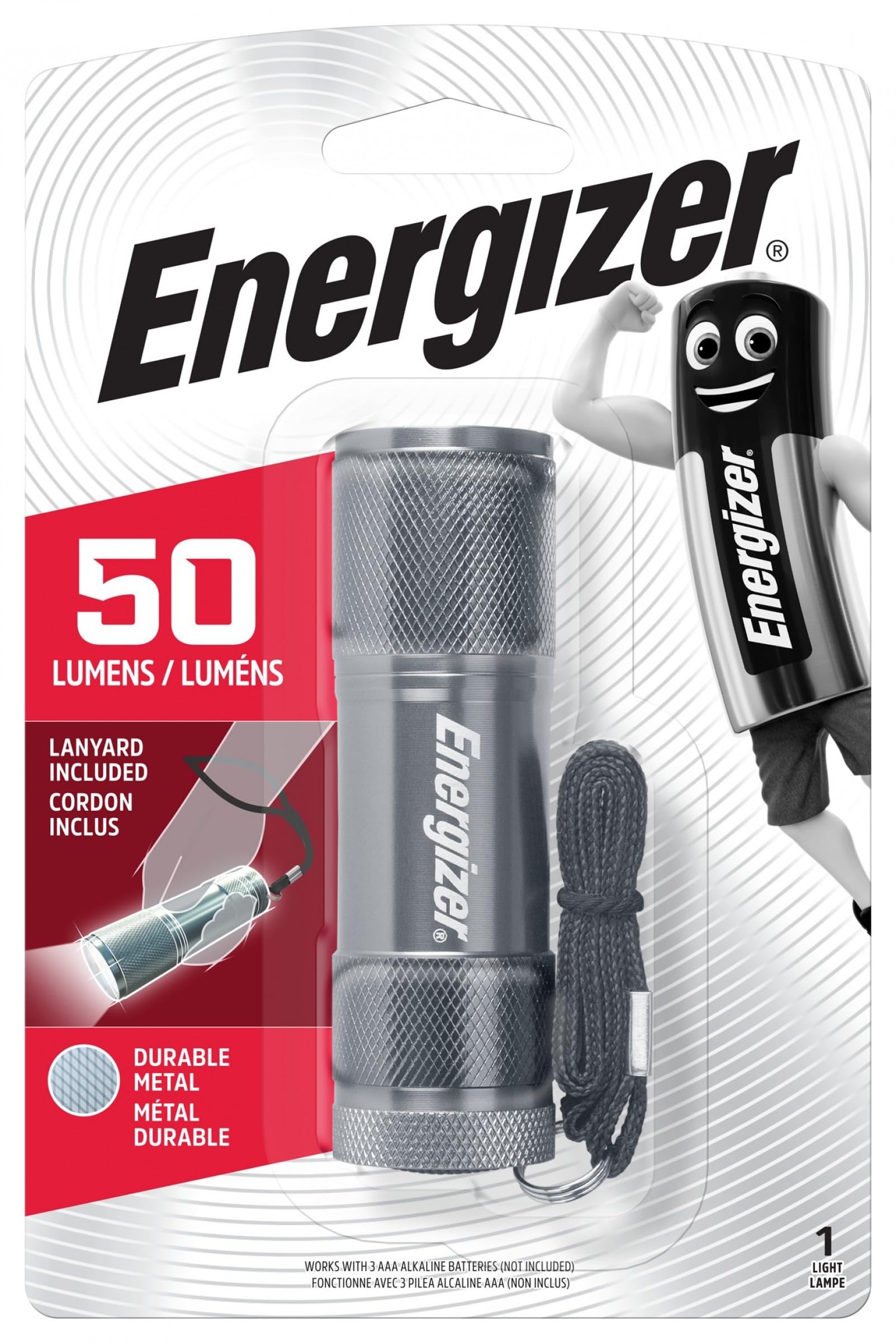 Energizer Metal Light LED, 50 lumens