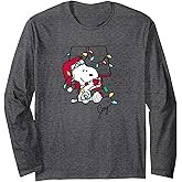 Peanuts - Christmas Snoopy Joyful Moment Long Sleeve T-Shirt