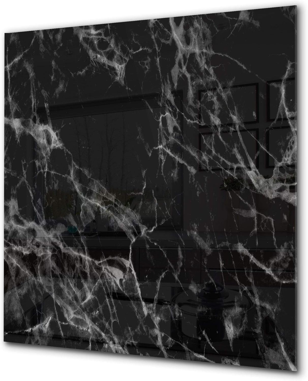 Printed Tempered glass wall art Glass kitchen backsplash BS13 Various Series Marble Structure