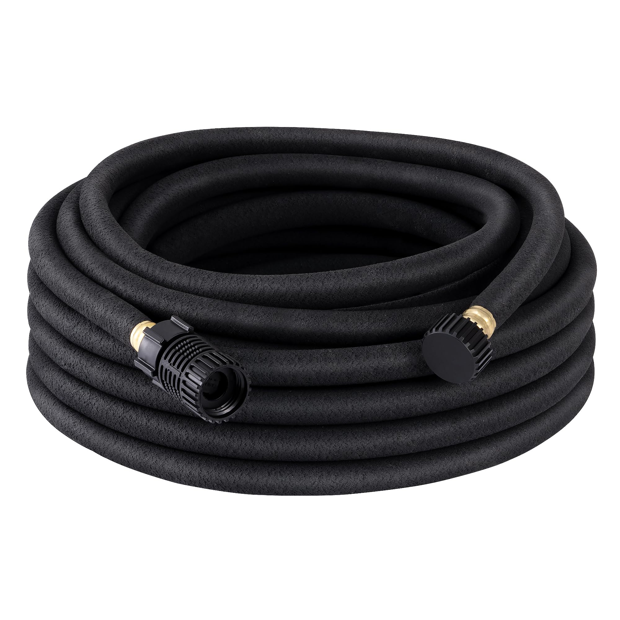 Photo 1 of DEWENWILS Soaker Hose 50FT for Garden Beds, 1/2 Inch Round Drip Hose with Pressure Regulator, Save 75% Water, Irrigation Hose for Vegetable/Fruit Beds, Shrubs, Lawn, Yard